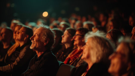 The audience melted into a blurry sea of emotions as the show beganの素材