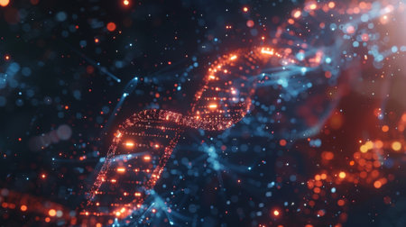 Researchers taking advantage of 6Gs ultrahighspeed data transmission to analyze and map the human genome advancing genetics researchの素材