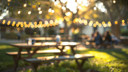 Outoffocus view of the astronomy clubs outdoor meeting spaceの素材