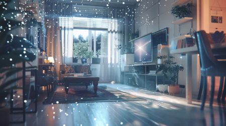A fully customizable virtual home where users can create their own dream living space and interact with friends and family in a completely digital environmentの素材