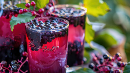 A rotating slideshow of elderberryfocused recipes providing inspiration for attendees to create their own versions of the elixirs at homeの素材