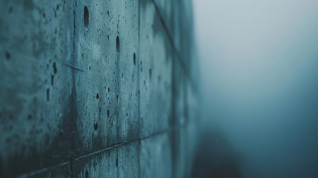 Hazy shapes scaling a towering wall their determination and strength captured in soft focusの素材