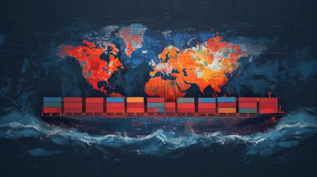 A global map displaying the different countries and regions that adhere to the SOLAS and MARPOL regulations emphasizing the importance of a unified approach to safety in containeの素材