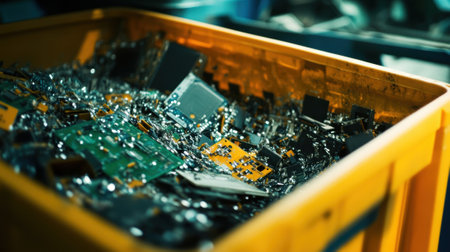 Recycling of electronic components containing precious metals is becoming increasingly importantの素材