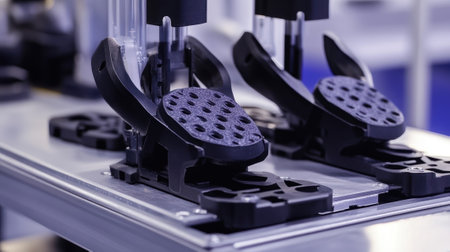 Innovative automated production line manufacturing ski bindings with precision and efficiencyの素材