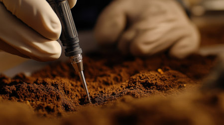 Conducting soil analysis with precision instrumentsの素材