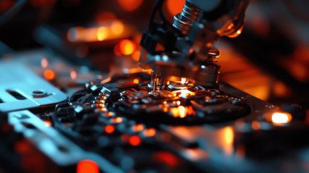 Precision engineering in advanced technology laboratoryの素材