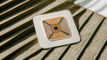 A compact highly flexible chip embedded in an adhesive skin patch capable of measuring metabolic rates and activity levels designed to be worn discreetly under clothing..の素材