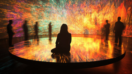 The image focuses on a brainstorming session where a participant leans back crossing their arms in contemplation while others engage in passionate discussion creating an atmospherの素材