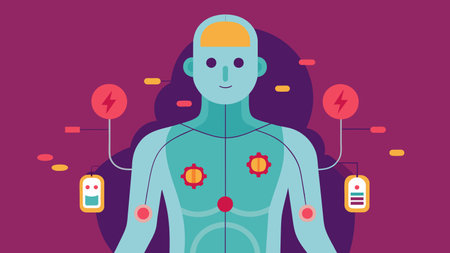 Biochemical sensors implanted in the body that can detect and prevent manic episodes in individuals with bipolar disorder..の素材