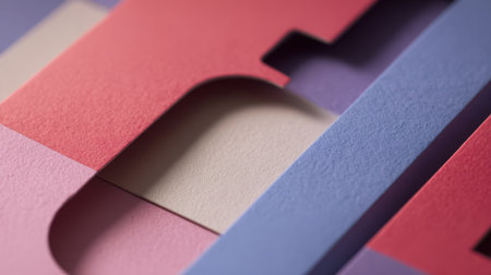 Medium shot capturing the details of bold customcut mailer shapes that elevate brand presentationの素材