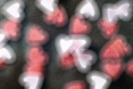Heart Bokeh for wallpaper