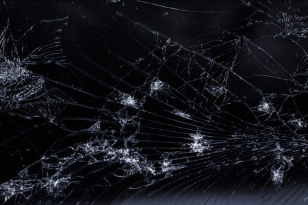 Screen of the broken tablet
