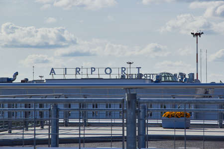 ST. PETERSBURG - RUSSIA - 06.20.2019. Pulkovo airport.のeditorial素材