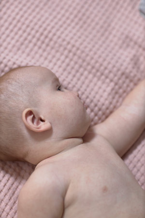 Roseola of the course of the disease in the baby, rash on the skin, the baby is capricious and...
