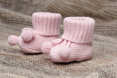 baby booties, for newborns, the first shoes for delicate feet
