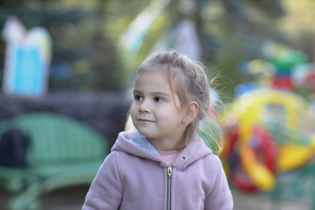 Innocence Unveiled, A Whimsical Encounter at the Playground