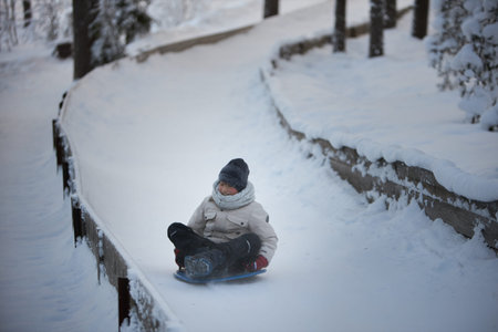 Adrenaline Rush, The Fearless Journey of a Young Snowboard Prodigy Carving the Wintry Slopes
