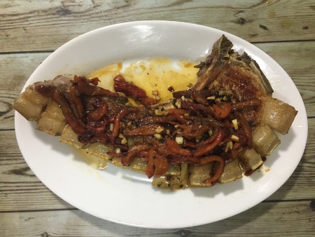 black pork chopの写真素材