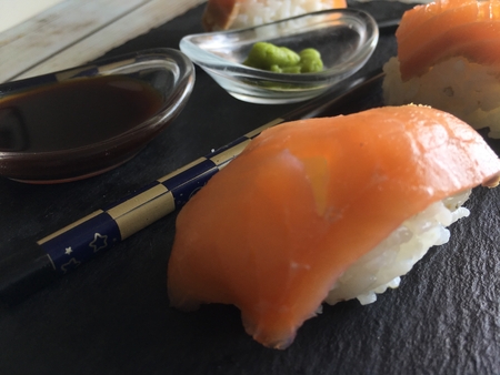 Nigiri or sushiの写真素材