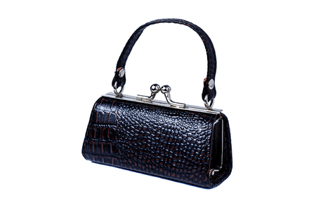 Elegant women bag isolated over white backgroundの写真素材