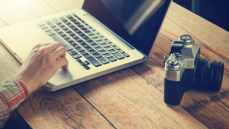Young Woman Professionals Coworkers Making Great Business Solutions.Social Marketing Team Discussion Corporate Work Concept Modern Office. Startup Creative Idea Presentation Smartphone Screen. Closeupの写真素材