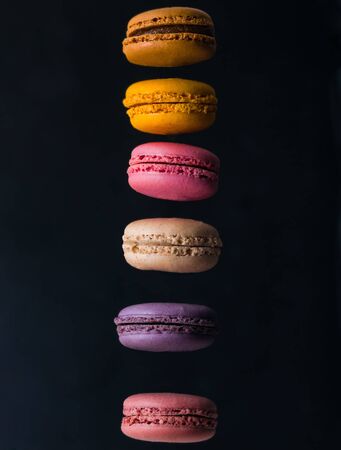Macaroons cake french cookies colorfulの写真素材