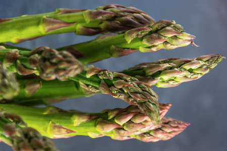 a couple of asparagus vegetables healthy food lifestyle close upの写真素材
