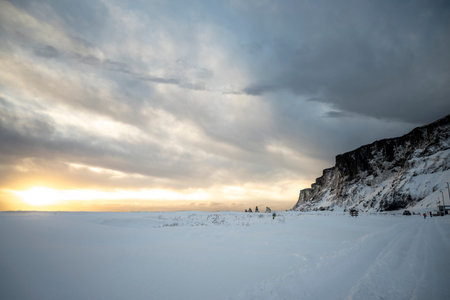 Beautiful winter landscape
