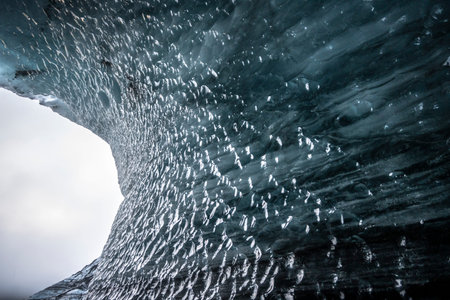 Ice formations in Jokulsarlon glacier lagoon, Iceland