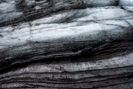 Ice on the Jokulsarlon glacier in Iceland. Toned.の写真素材