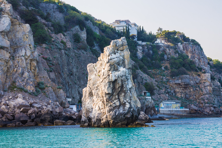 Crimea, Yalta, 24, May, 2015: The Rock of the Sailのeditorial素材