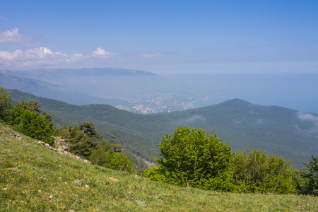 View from Mount Ai-Petri, Crimea. Beautiful nature of Crimeaの写真素材
