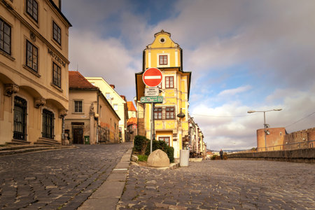 Bratislava, Slovakia - walk in the old city of Bratislava, view of the city.