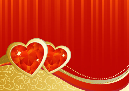 vector illustration - valentine's day backgroundのイラスト素材