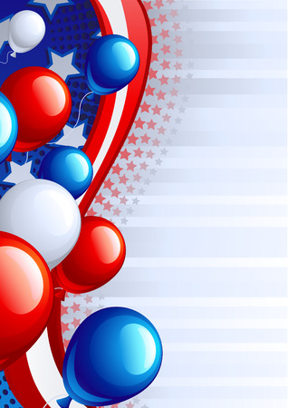 fourth of July celebration abstract background のイラスト素材