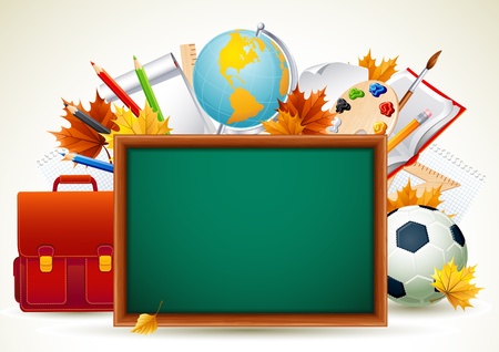 Back to school backgroundのイラスト素材