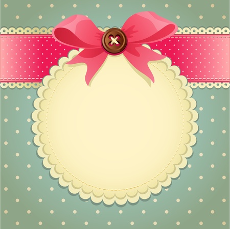 Vector illustration -  vintage scrapbook backgroundのイラスト素材