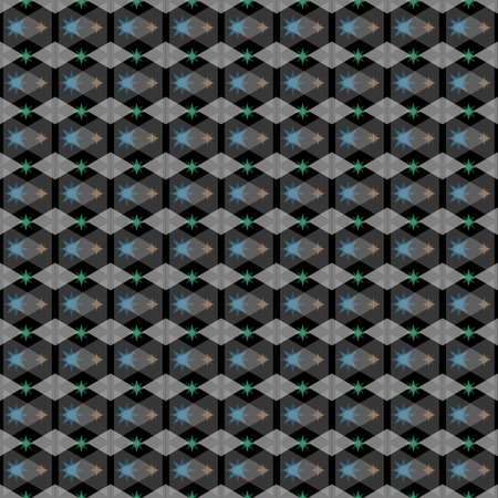Seamless background pattern with a variety of multicolored lines.の写真素材