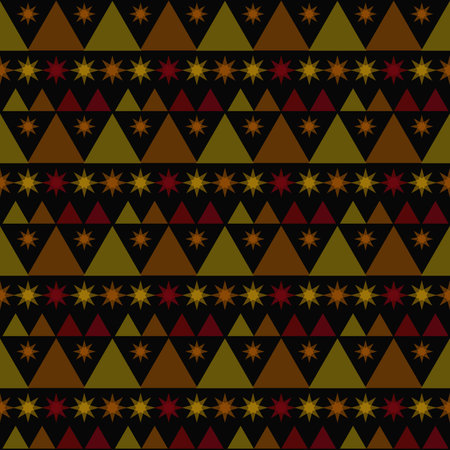 Seamless vector background with decorative tribal elements. Print. Repeating background. Cloth design, wallpaper.の写真素材