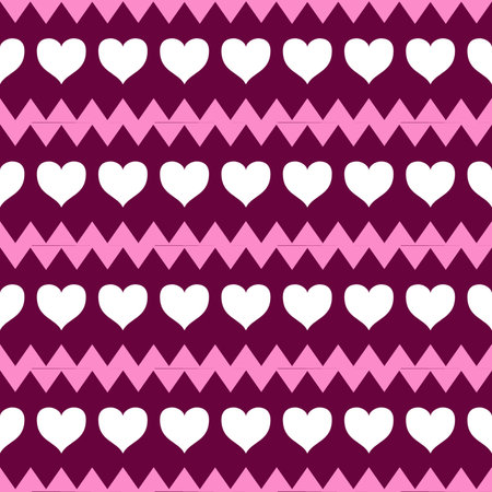 Seamless vector pattern with hearts. Valentine's day background.の写真素材