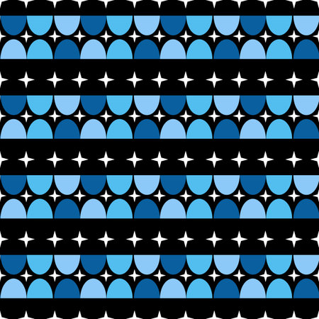 Seamless vector pattern. Modern stylish texture. Repeating geometric tiles with starsの写真素材
