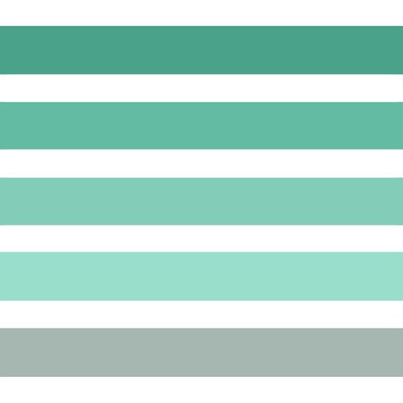 Seamless vector pattern with horizontal stripes. Striped background in green and white colors.の写真素材