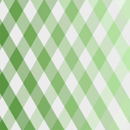 Seamless checkered pattern in green and white colors.