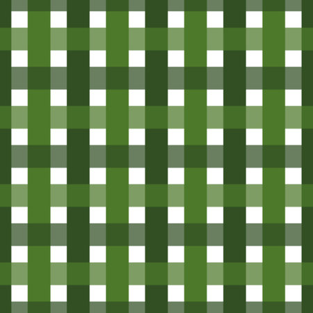 Seamless vector pattern. Background with green and white squares.の写真素材