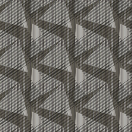 Seamless plaid pattern in yellow and white. Vector illustration.の写真素材