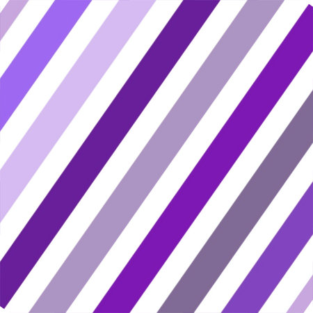 Seamless pattern of diagonal stripes in purple and white colors.の写真素材