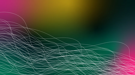 Abstract background with wavy lines. Vector illustration for your design.