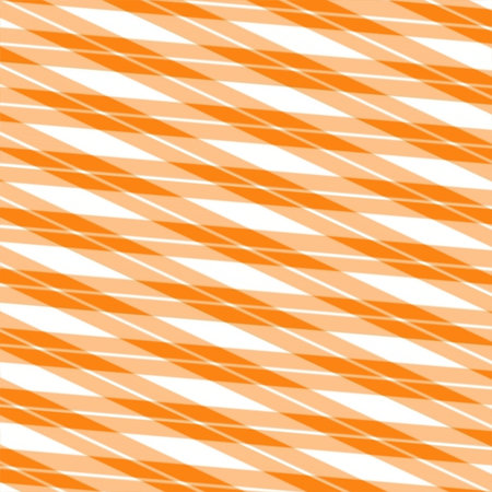 Seamless pattern with orange striped diagonal lines on white background.