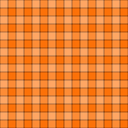 Seamless pattern of orange checkered squares. Vector illustration.の写真素材